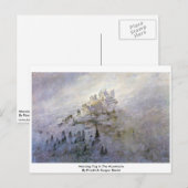 Mistermist in de bergen briefkaart (Voorkant / Achterkant)