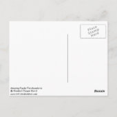 Mistermist in de bergen briefkaart (Achterkant)