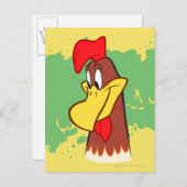 misthoorn die omlaag kijkt briefkaart (Voorkant / Achterkant)