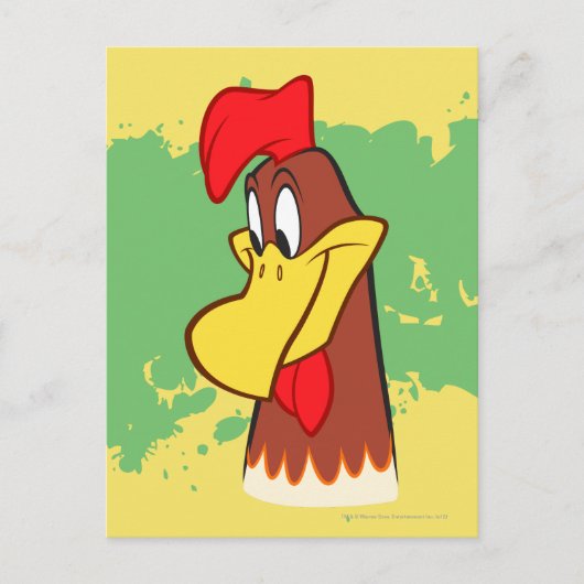 misthoorn die omlaag kijkt briefkaart (Voorkant)