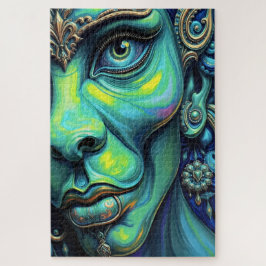 Mistical Portrait: Fusion of Art and Fantasy (Mist Legpuzzel