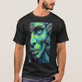 Mistical Portrait: Fusion of Art and Fantasy (Mist T-shirt (Voorkant)