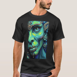 Mistical Portrait: Fusion of Art and Fantasy (Mist T-shirt