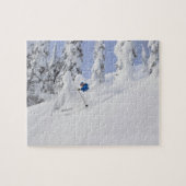 Mistie Fortin skis poeder Legpuzzel (Horizontaal)