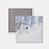 Mistie Fortin skis poeder Magneet (Voorkant / Achterkant)