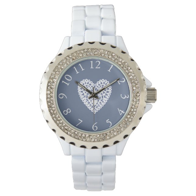 mistig blauw_haak-hart horloge (Voorkant)