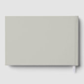 mistig groen bos Waterverf Cabin Lodge Gastenboek (Achterkant)