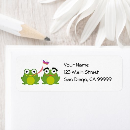 mistig koppel etiket (Insitu)