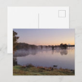 mistig meer briefkaart (Voorkant / Achterkant)