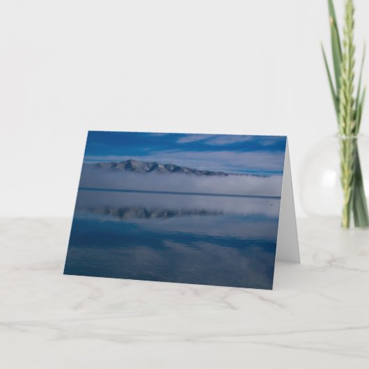 Mistig meer kaart (Voorkant)