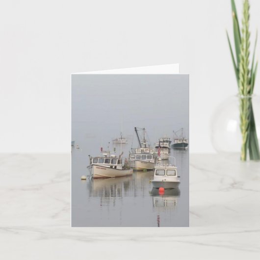 Mistig Ochtendbriefje Kaart (Voorkant)
