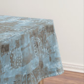 mistig stadspatroon tafelkleed (Voorbeeld)