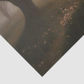 Mistige boomgaard in het voorjaar tissuepapier (Detail)