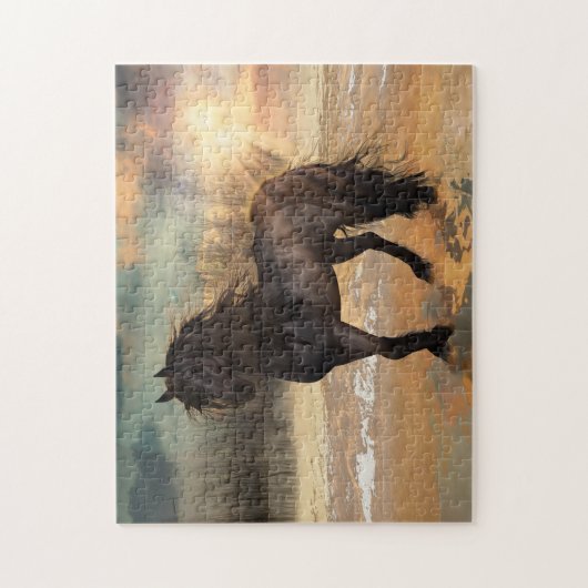 mistige friese ochtend legpuzzel (Verticaal)