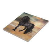 mistige friese ochtend tegeltje (Zijkant)