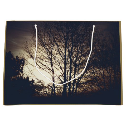 mistige Herfst avond Large Cadeautasje (Voorkant)