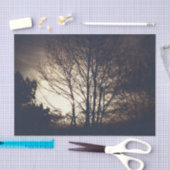 mistige Herfst avond Tissuepapier (Craft)