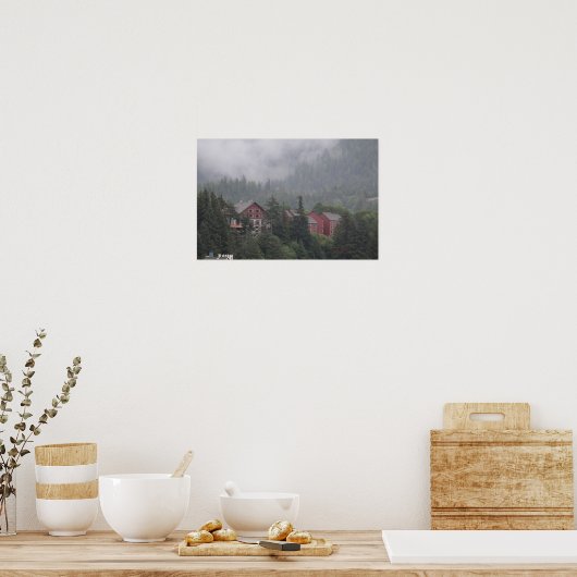 Mistige ochtend poster (Keuken)