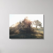 Mistige ochtenden canvas afdruk (Voorkant)