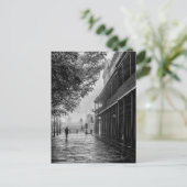 Mistige ochtendwandeling Jackson Square Briefkaart (Staand voorkant)