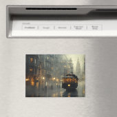  mistige streetcar koelkastmagneet magneet (Insitu (Vaatwasser))