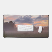 Mistige zonsondergang bureaumat (Keyboard & Muis)