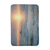 Mistige zonsondergang / Zeegezicht....... Badmat (Voorkant Verticaal)