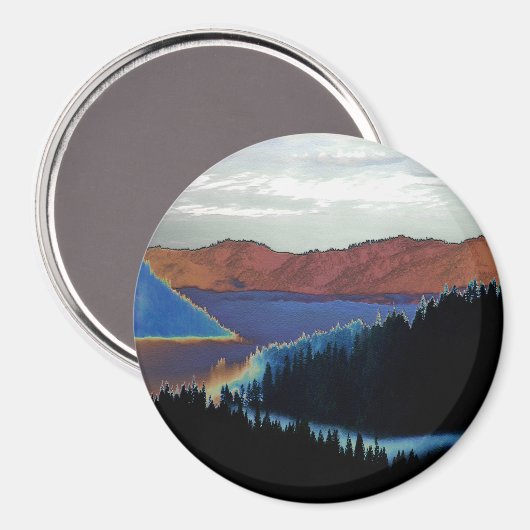 Misting ochtendmist..... magneet (Voorkant / Achterkant)