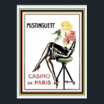 Mistinguett Casino de Paris Art Deco Afdrukken 12  Poster<br><div class="desc">Populair Mistinguett Art Deco print "Casino de Paris</div>