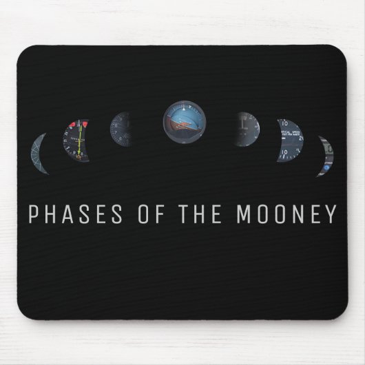 Mistkussen van vliegtuigen, fasen van geldinstrume muismat (Voorkant)