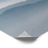 Mistlagen, heuvels en bergen poster (Hoek)