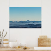 Mistlagen, heuvels en bergen poster (Keuken)