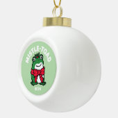 Mistle-Pad Keramische Bal Ornament (Rechts)