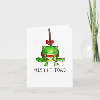 Mistle-toad Kunst voor Liefdadigheidskaart Kaart