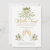 Mistle‑Toast Kerstfeest Kaart (Voorkant)