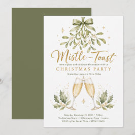 Mistle‑Toast Kerstfeest Kaart