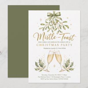 Mistle‑Toast Kerstfeest Kaart