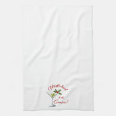 Mistle-toast op het seizoen Kerst Handdoek (Verticaal)