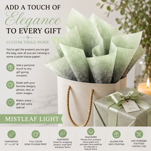 Mistleaf Light Tissuepapier