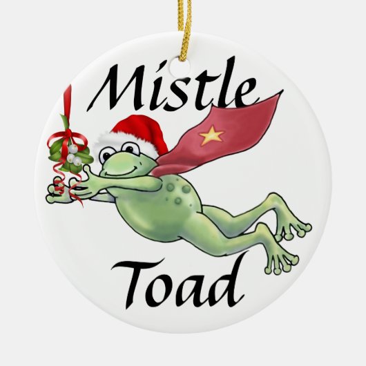 MistleToad 3 - SRF Keramisch Ornament (Voorkant)
