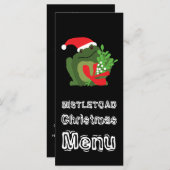 Mistle'toad kerstmenu menu (Voorkant / Achterkant)