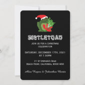 Mistle'toad Kerstparty Uitnodiging (Voorkant)
