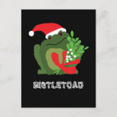 Mistle'toad kerstvakanay Briefkaart (Voorkant)