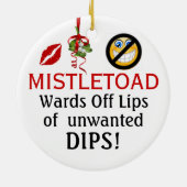 MISTLETOAD - SRF KERAMISCH ORNAMENT (Achterkant)
