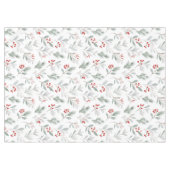 Mistletoe and Holly Berries Pattern Tafelkleed (Voorkant (Horizontaal))