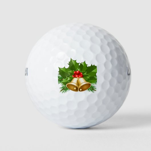 Mistletoe Bells Golfballen (Voorkant)
