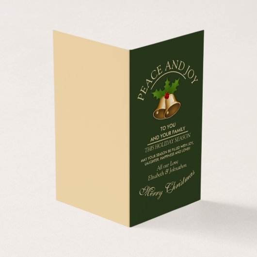 Mistletoe Bells Kerst Kaarten (Buitenkant)