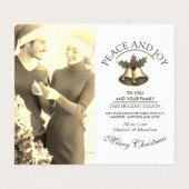 Mistletoe Bells Kerst Kaarten (Binnenkant ongevouwen)