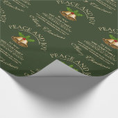 Mistletoe Bells Kerstmis Cadeaupapier (Hoek)