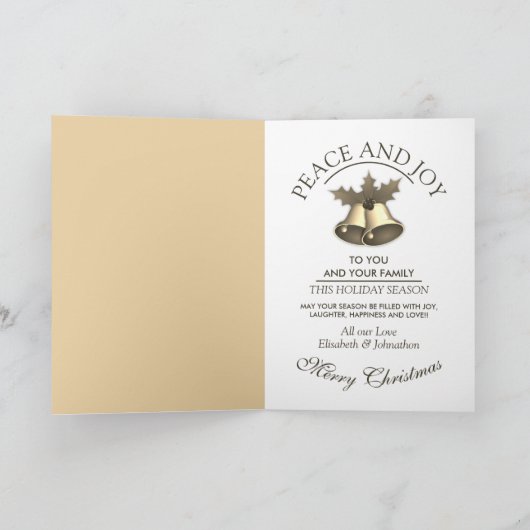 Mistletoe Bells Kerstmis Kaart (Binnen)